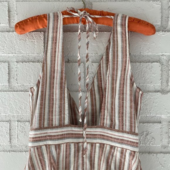 Lulu's | Spring Striped Halter Dress Small - Picture 4 of 7